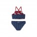 BLUE FLOWERS BIKINI FOR GIRLS SEA LOVERS 