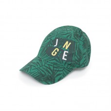 GREEN MESSAGE TWILL CAP FOR BOYS JUNGLE STREET