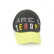 GREEN MESSAGE TWILL CAP FOR BOYS PLAY