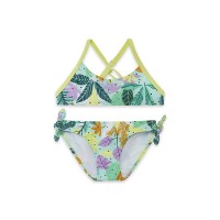 GREEN PRINTED BIKINI FOR GIRLS IN THE JUNGLE