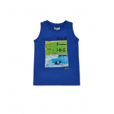 Blue jersey tank top for boy The coast 