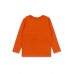 Orange knit t-shirt for boy natural grown