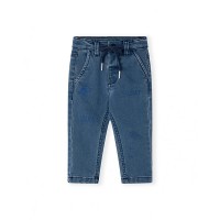 Blue knitted denim pants for boy galaxy friends