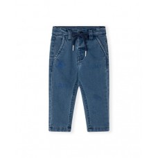 Blue knitted denim pants for boy galaxy friends