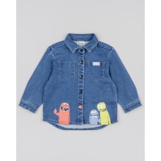 DENIM SHIRT FOR NEW BORN