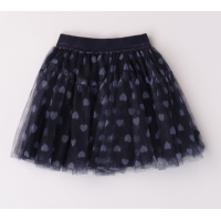 Tulle skirt with hearts