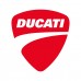 DUCATI WHITE LONG SLEEVE ROUND NECK