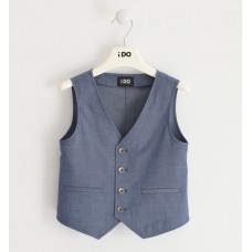 Elegant poplin vest for boy from