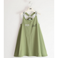 IDO GREEN COTTON DRESS