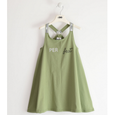 IDO GREEN COTTON DRESS