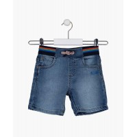 DENIM FLEECE SHORT