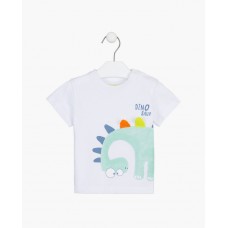 WHITE DINO T-SHIRT