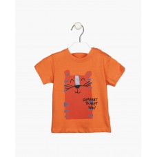 BE BRAVE ORANGE T-SHIRT