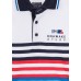 LOSAN SHORT SLEEVE POLO WITH STRIPES ΛΕΥΚΟ