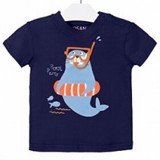 Nautical print t-shirt with short sleeves SEAL