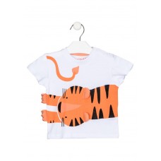 TIGER WITH EAR EFFECT T-SHIRT