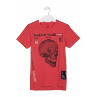 SHORT SLEEVE T-SHIRT WITH SKULL PRINT