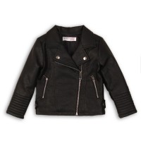 LEATHERETTE BIKER JACKET