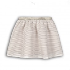 Organza Striped Skirt Sand