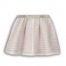 Organza Striped Skirt Sand