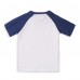 T-SHIRT RAGLAN WHITE NAVY