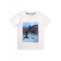 T-SHIRT WITH SHARK PRINT