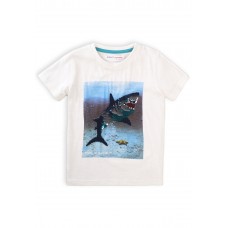 T-SHIRT WITH SHARK PRINT