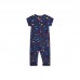 BLUE PRINTED JERSEY JUMPSUIT FOR GIRLS RED SUBMARINE