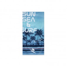 BLUE PRINTED TOWEL FOR BOYS SURF CLUB