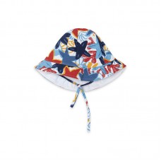 BLUE STARS JERSEY HAT FOR GIRLS RED SUBMARINE