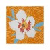 ORANGE FLOWER JERSEY T-SHIRT FOR GIRLS SUMMER FESTIVAL