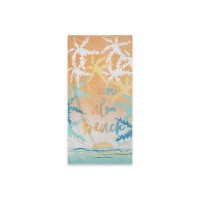 ORANGE MESSAGE TOWEL FOR GIRLS VENICE BEACH