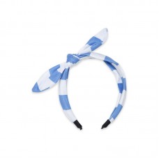 WHITE BOW RIGID HAIRBAND FOR GIRLS ISLAND