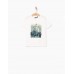  IKKS TEE SHIRT BLANC CASSE B UILDING GARCON