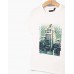  IKKS TEE SHIRT BLANC CASSE B UILDING GARCON