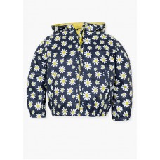 All-over daisy motif jacket.