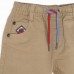 BROWN POCKET TWILL BERMUDAS FOR BOYS TREE SOUL