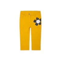 YELLOW-FLOWERS-PLUSH-TROUSERS-FOR-GIRLS-BEE-HAPPY 